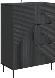 vidaXL Bufet cu sertar Negru 66 x 34, 5 x 89, 5 cm Lemn prelucrat GartenMobel Dekor (894856) Comoda