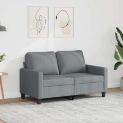 vidaXL Canapea cu 2 locuri, gri deschis, 120 cm, material textil GartenMobel Dekor (359155) Canapea