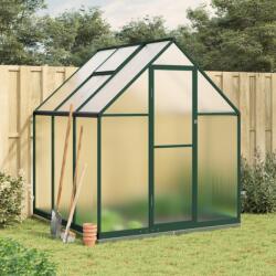 vidaXL Sere cu cadru de baza, verde, 169x169x202 cm, aluminiu GartenMobel Dekor (4005832)