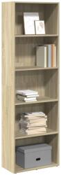 vidaXL Biblioteca, stejar sonoma, 60x30x189 cm, lemn prelucrat GartenMobel Dekor (857919) Biblioteca