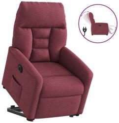 vidaXL Fotoliu electric rabatabil cu ridicare, rosu vin, textil GartenMobel Dekor (3303055)