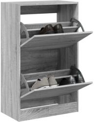 vidaXL Pantofar, gri sonoma, 60x34x96, 5 cm, lemn compozit GartenMobel Dekor (839950) Pantofar