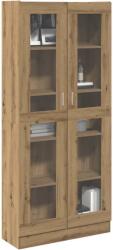 vidaXL Dulap înalt, stejar artizanal, 82, 5x30, 5x185 cm, lemn prelucrat GartenMobel Dekor (3318721) Biblioteca