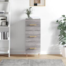 vidaXL Servanta, gri sonoma, 34, 5x34x90 cm, lemn compozit GartenMobel Dekor (828594) Comoda
