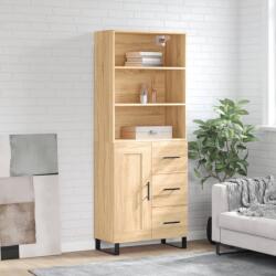 vidaXL Dulap înalt, stejar sonoma, 69, 5x34x180 cm, lemn compozit GartenMobel Dekor (3190048) Comoda