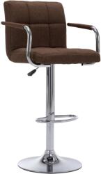 vidaXL Scaun de bar, maro, material textil GartenMobel Dekor (283412)