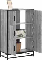 vidaXL Dulap nalt gri Sonoma 68x35x106, 5 cm lemn prelucrat GartenMobel Dekor (849072) Comoda