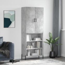 vidaXL Dulap înalt, gri beton, 69, 5x34x180, lemn compozit GartenMobel Dekor (3196079) Comoda