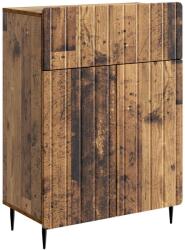 vidaXL Bufet cu sertar Lemn vechi 66 x 34, 5 x 92 cm Lemn prelucrat GartenMobel Dekor (894413) Comoda