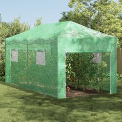 vidaXL Sera walk-in cu Cadru Pop-up Verde 580x290x315 cm GartenMobel Dekor (42006645)