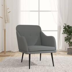 vidaXL Fotoliu, gri închis, 63x76x80 cm, textil GartenMobel Dekor (351475)