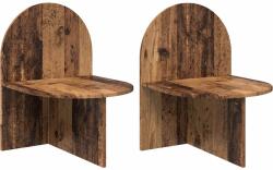 vidaXL Noptiera 2 pcs Lemn vechi 48 x 49 x 65 cm Lemn prelucrat GartenMobel Dekor (8001128)