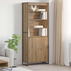 vidaXL Dulapuri Inalte Stejar artizanal 79 x 36 x 200 cm Lemn compozit GartenMobel Dekor (3403045) Comoda