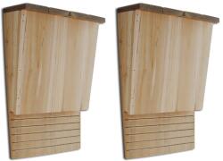 vidaXL Casute pentru lilieci 22 x 12 x 34 cm (2 buc) GartenMobel Dekor (41293)
