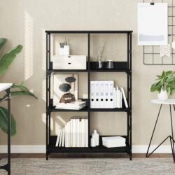 vidaXL Biblioteca, negru, 78, 5x33x117, 5 cm, lemn prelucrat GartenMobel Dekor (835249) Biblioteca