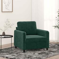 vidaXL Fotoliu canapea, verde închis, 60 cm, catifea GartenMobel Dekor (359424) Canapea