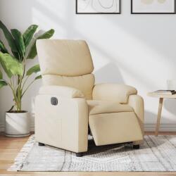 vidaXL Fotoliu rabatabil electric, crem, material textil GartenMobel Dekor (3204809)