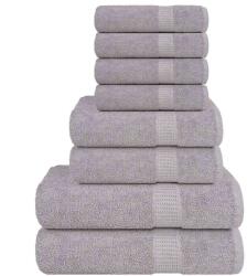 vidaXL Set prosoape 8 piese gri 360 g/m2 100% bumbac GartenMobel Dekor (137068) Prosop