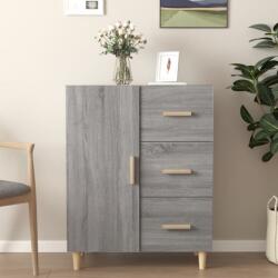 vidaXL Servanta, gri sonoma, 69, 5x34x90 cm, lemn compozit GartenMobel Dekor (817352) Comoda