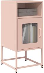 vidaXL Noptiera, roz, 36x39x78 cm, otel laminat la rece GartenMobel Dekor (853411) Comoda