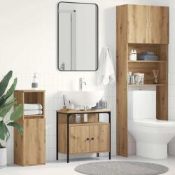vidaXL Dulap pentru chiuveta de baie Stejar Artisan lemn prelucrat GartenMobel Dekor (862233)