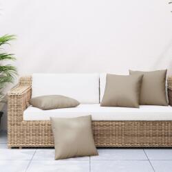 vidaXL Perne de canapea, 4 buc. , taupe, 50x50 cm, textil GartenMobel Dekor (360389)