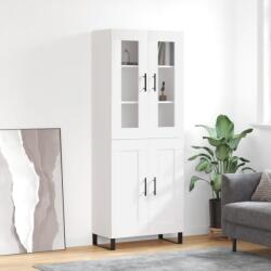 vidaXL Dulap înalt, alb, 69, 5x34x180 cm, lemn compozit GartenMobel Dekor (3198361) Comoda
