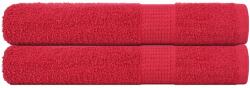 vidaXL Prosoape 2 buc Rosu 100x200 cm 360 g/m2 100% bumbac GartenMobel Dekor (136938) Prosop