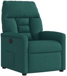 vidaXL Fotoliu rabatabil, verde închis, material textil GartenMobel Dekor (4015548)