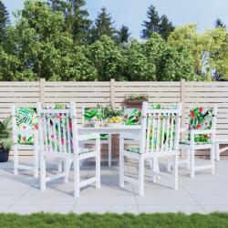 vidaXL Perne pentru scaune cu spatar jos, 6 buc, multicolor, textil GartenMobel Dekor (361327)