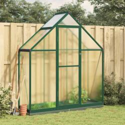 vidaXL Sere cu cadru de baza, verde, 169x58x202 cm, aluminiu GartenMobel Dekor (4005820)