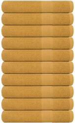 vidaXL Prosoape sauna 10 buc Aur 80x200 cm 360 g/m2 100% bumbac GartenMobel Dekor (136817) Prosop