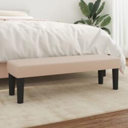 vidaXL Banca, cappuccino, 100x30x30 cm, piele ecologica GartenMobel Dekor (346665)