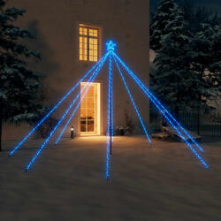 vidaXL Lumini brad de Craciun 576 LED-uri albastru 3, 6 m int. /ext. GartenMobel Dekor (328742)