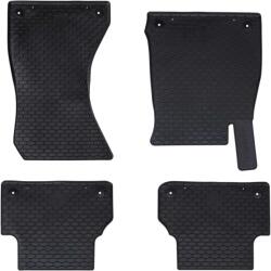 vidaXL Covor pentru masina 4 pcs Negru Cauciuc GartenMobel Dekor (42029081)
