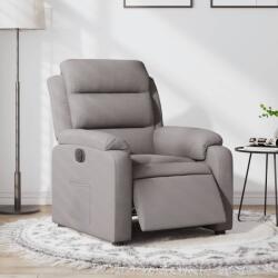 vidaXL Fotoliu rabatabil electric, gri taupe, material textil GartenMobel Dekor (3204964)