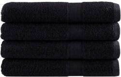 vidaXL Prosoape de sauna premium SOLUND 4 buc. negru 80x200 cm 600 gsm GartenMobel Dekor (137435) Prosop