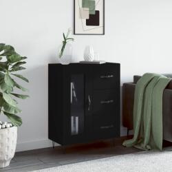 vidaXL Servanta, negru, 69, 5x34x90 cm, lemn compozit GartenMobel Dekor (828037) Comoda
