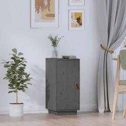 vidaXL Servanta, gri, 34x40x75 cm, lemn masiv de pin GartenMobel Dekor (820114) Comoda