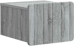 vidaXL Noptiera suspendata gri Sonoma cu sertar, 33 x 34, 5 x 24 cm (898267)