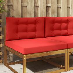vidaXL Perna pentru canapea de exterior 2 pcs Rosu Poliester GartenMobel Dekor (900852)