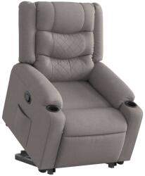 vidaXL Fotoliu rabatabil cu ridicare pe verticala, gri taupe, textil GartenMobel Dekor (3310265)