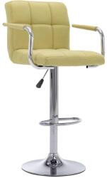 vidaXL Scaun de bar, verde, material textil GartenMobel Dekor (283414)
