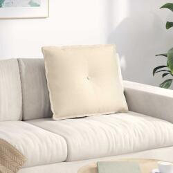 vidaXL Perna pentru spate Crem 60 x 50 cm Tesatura din corduroy GartenMobel Dekor (42014695)