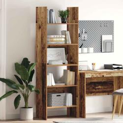 vidaXL Dulap pentru carti Lemn vechi 60 x 35 x 180 cm Lemn compozit GartenMobel Dekor (875021) Biblioteca