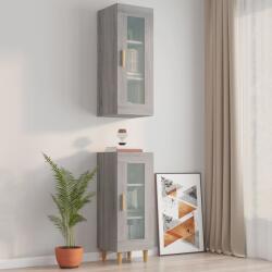 vidaXL Dulap de perete suspendat, gri sonoma, 34, 5x34x90 cm GartenMobel Dekor (817445) Comoda