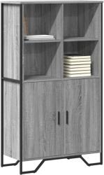 vidaXL Dulap înalt, gri sonoma, 79, 5x35, 5x137, 5 cm, lemn prelucrat GartenMobel Dekor (3295310) Comoda