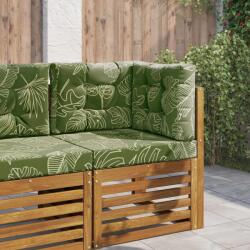vidaXL Perna pentru canapea de exterior 3 pcs Design cu frunze GartenMobel Dekor (900775)