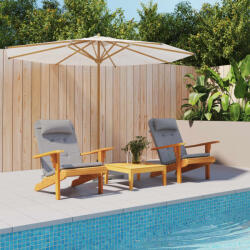 vidaXL Perne pentru scaun Adirondack, 2 buc, gri, textil oxford GartenMobel Dekor (361831)