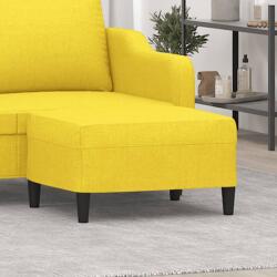 vidaXL Taburet, galben deschis, 70x55x41 cm, material textil GartenMobel Dekor (349308)